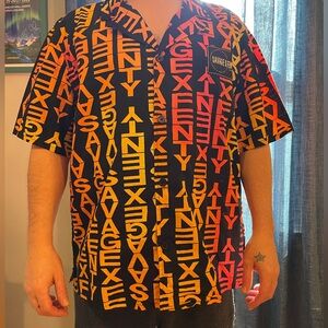 Savage X Fenty Men's Multicolor Graphic Shirt
